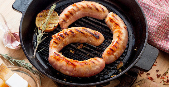 Колбаски из индейки в медовой глазури