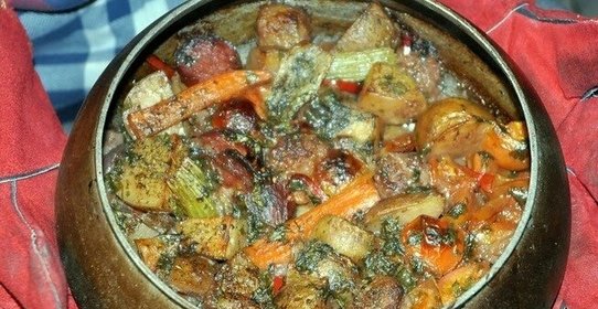 Говядина в чугунке в духовке