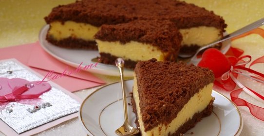 Творожный торфяной пирог