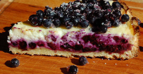 Пирог с черникой