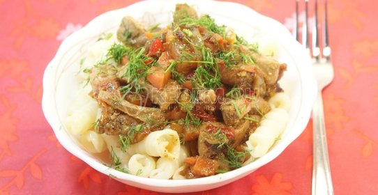 Мясо с овощами