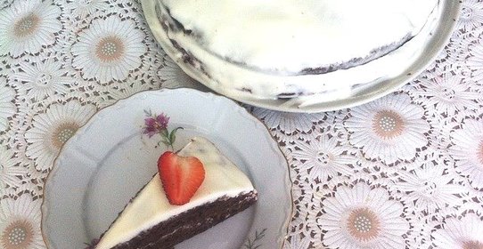 Черемуховый торт со сметанным кремом