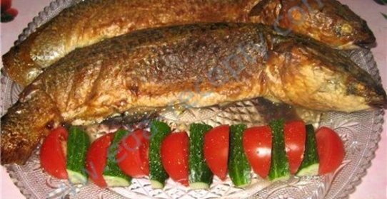 Запеченная кефаль