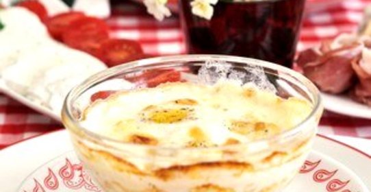 Простой яблочный пудинг