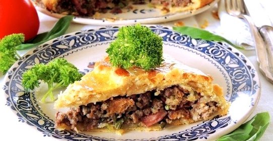 Хурский мясной пирог
