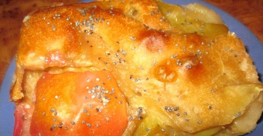 Яблочно-ванильный пирог