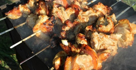 Шашлык на кефире от кумы