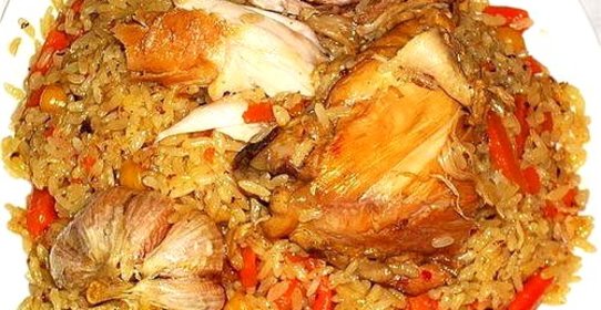Узбекский плов с курицей