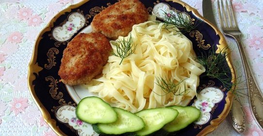 Котлеты с молоком