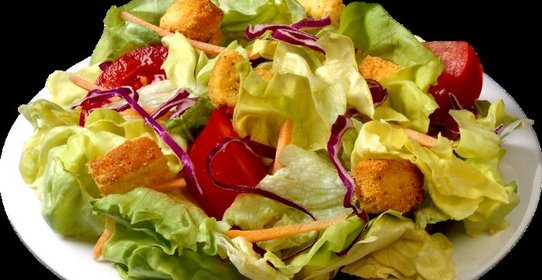 Салат Цезарь с перцем