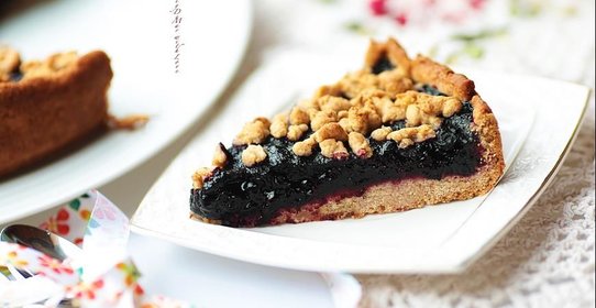 Черничный пирог родом из детства