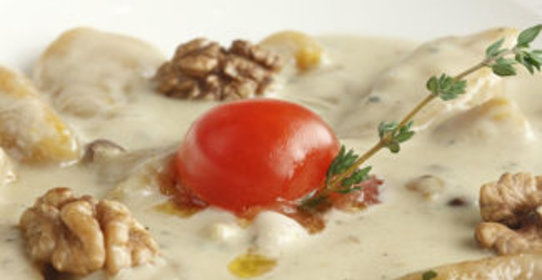 Ньокки с тыквой с медом и орехами