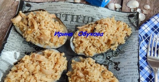 Ризотто с морепродуктами