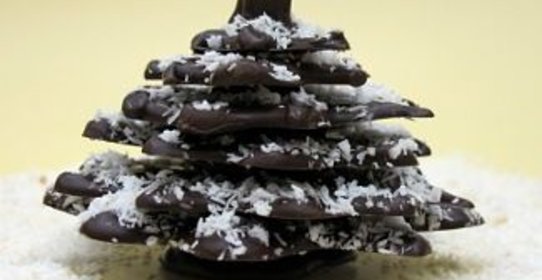 Шоколадная елочка от шоколатье Дмитрия Матейчика