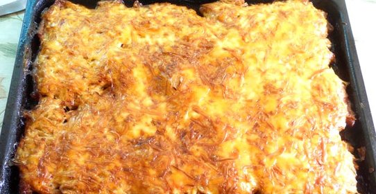 Мясо под шубой в духовке