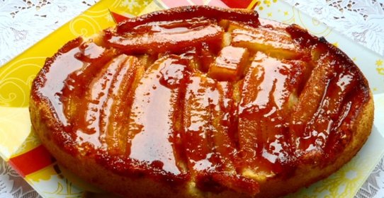 Постный банановый пирог