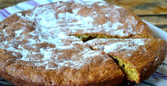 Сладкий пирог из кабачков