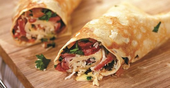 Рулет из омлета