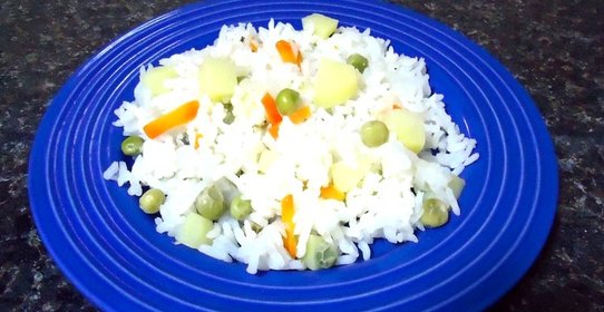 Рис с овощами в пароварке