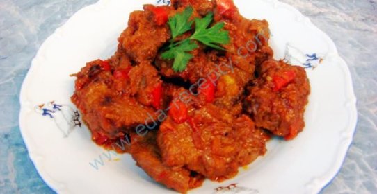 Свинина с баклажанами