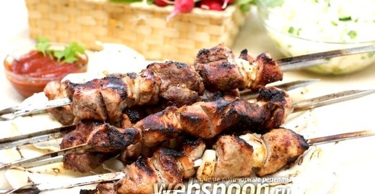Шашлык из свинины в кефире