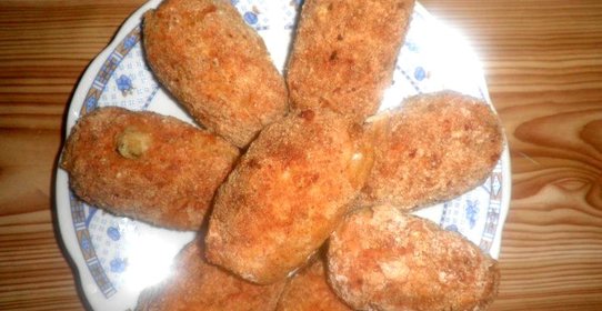 Куриные котлеты с начинкой