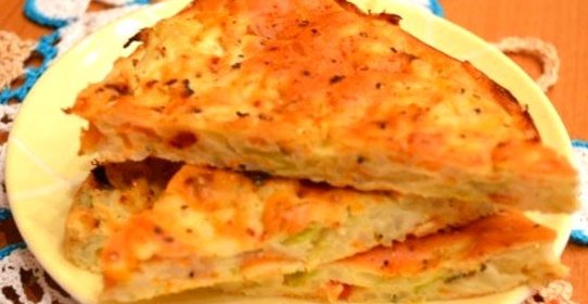 Пирог с капустой на кефире