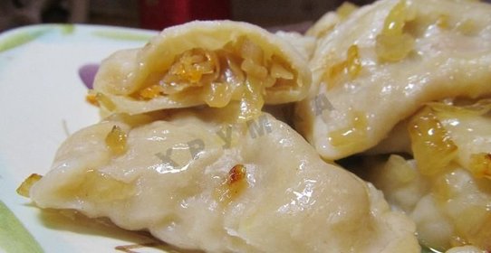 Вареники с квашеной капустой