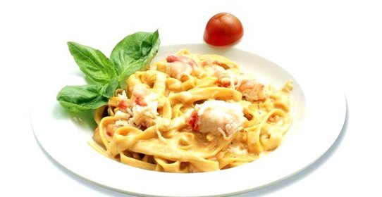 Тальятелле с крабовым мясом