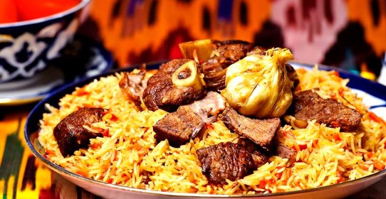 Плов с бараниной по‑узбекски