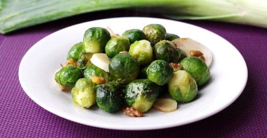 Запеченная брюссельская капуста
