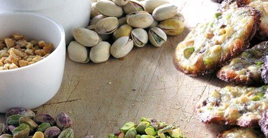 Фисташковое печенье с пармезаном