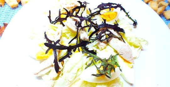 Cалат деревенский с курицей
