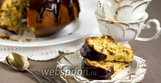 Апельсиновый кекс с шоколадом