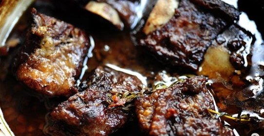 Тушеные ребрышки