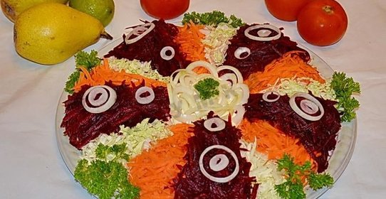 Салат Президент с мясом