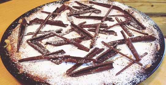 Лимонный пирог с маскарпоне