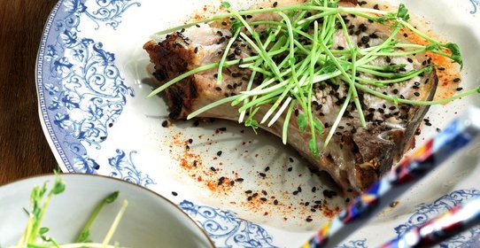 Свинина с кумином, лимоном и черным перцем