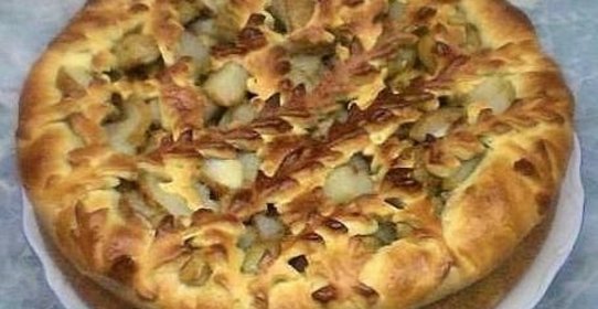 Пирог с грушами