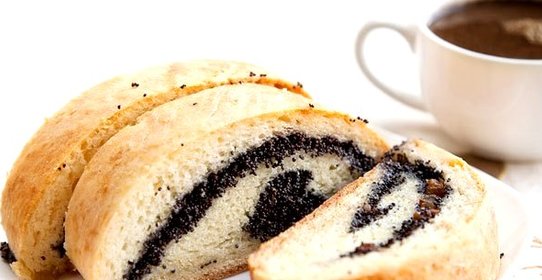 Рулет с маком без дрожжей