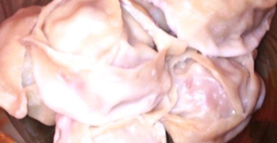 Манты с куриным фаршем