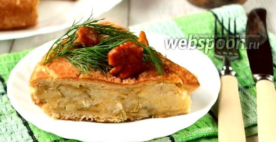 Сырно-картофельный пирог в мультиварке