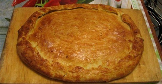 Пирог с лимонной начинкой