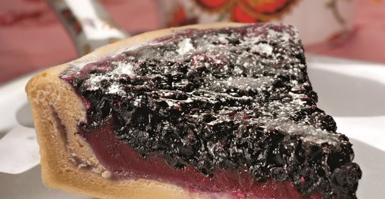 Финский черничный пирог