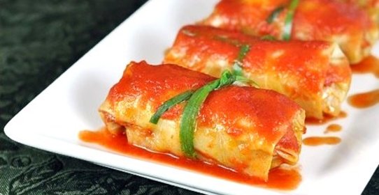 Голубцы с картошкой