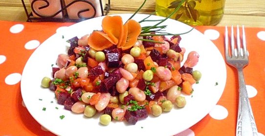 Диетический винегрет для похудения