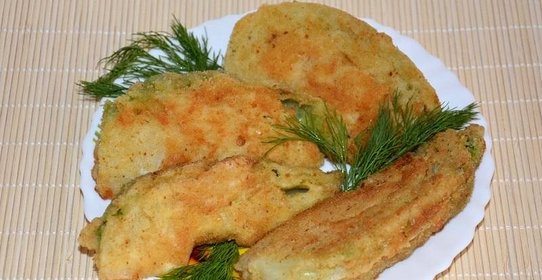 Шницель из молодой капусты