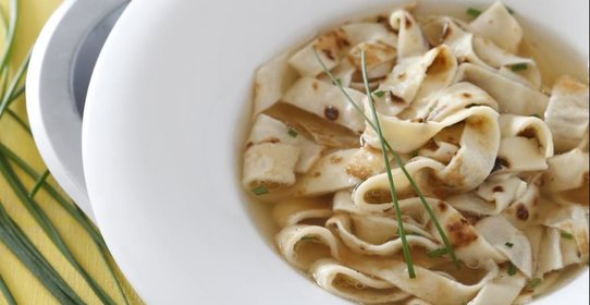 Суп с блинчиками