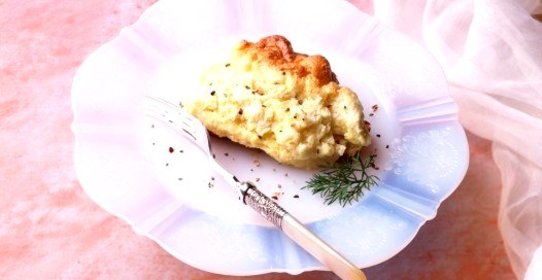Омлет-суфле с петрушкой и сыром