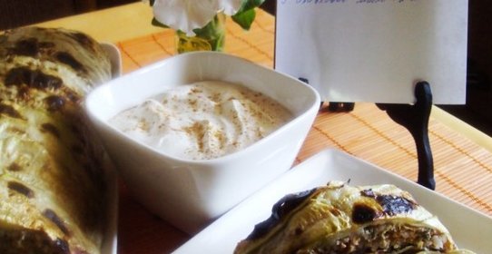 Мясной рулет с кабачками